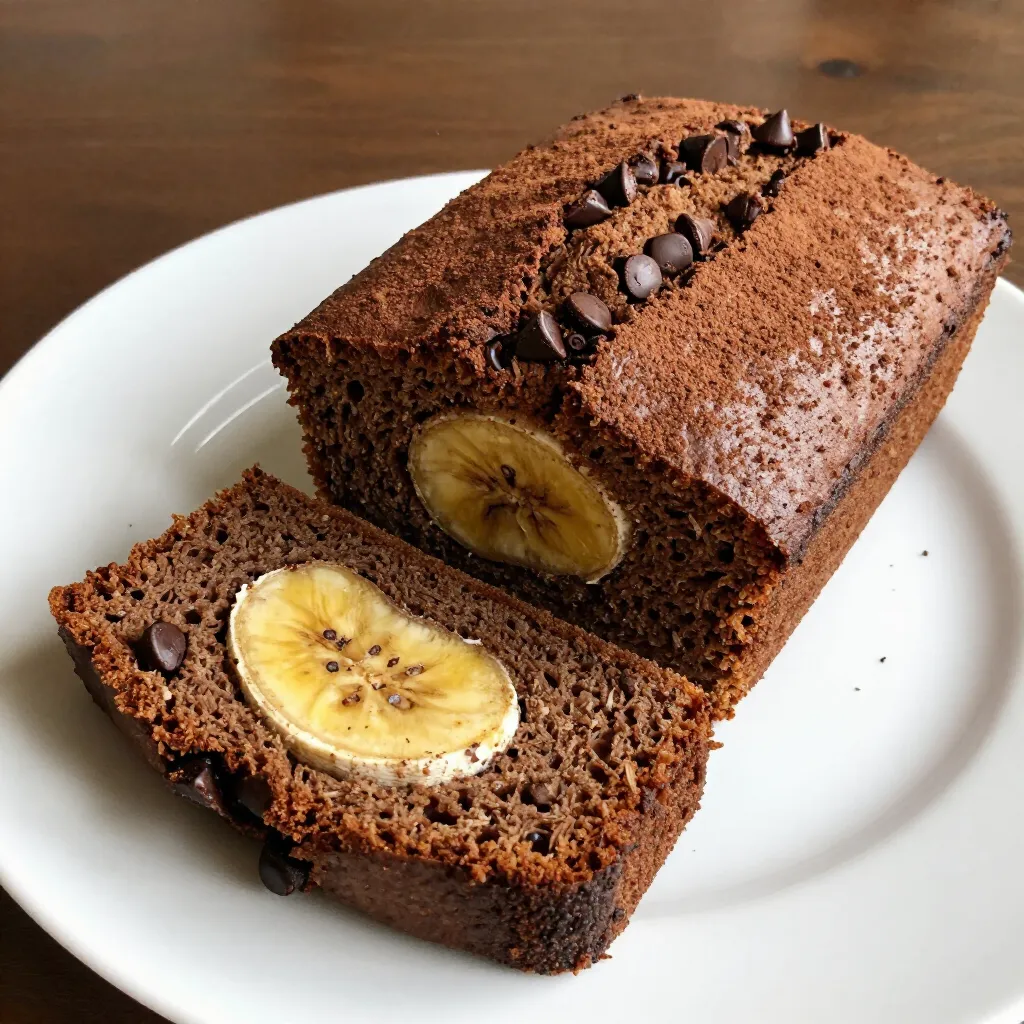 Delicious Double Chocolate Banana Bread Easy Recipe