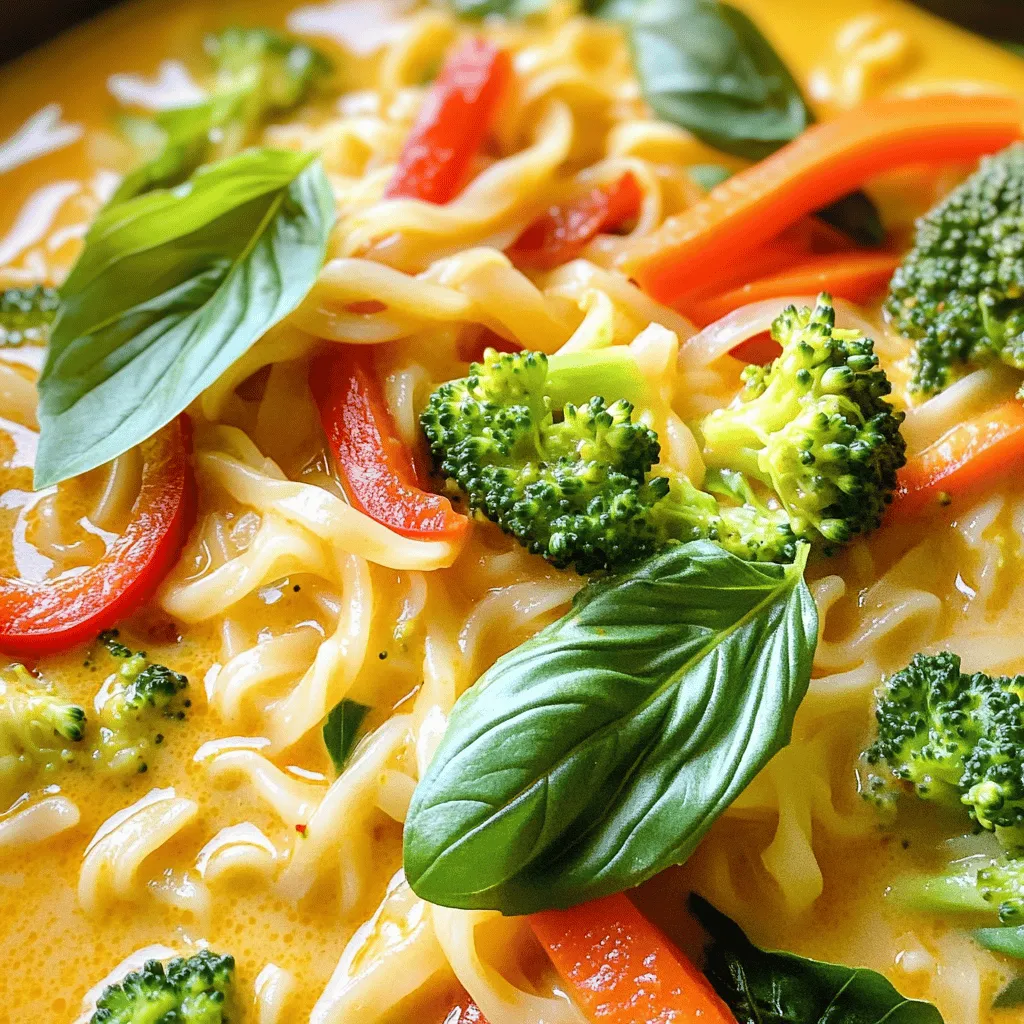 Thai Red Curry Noodles Flavorful and Easy Recipe