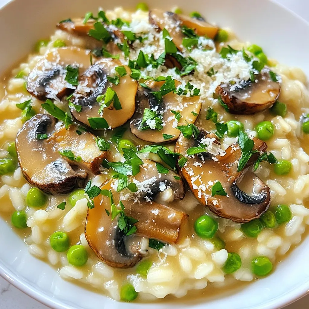 Creamy Mushroom Risotto Savory and Simple Recipe