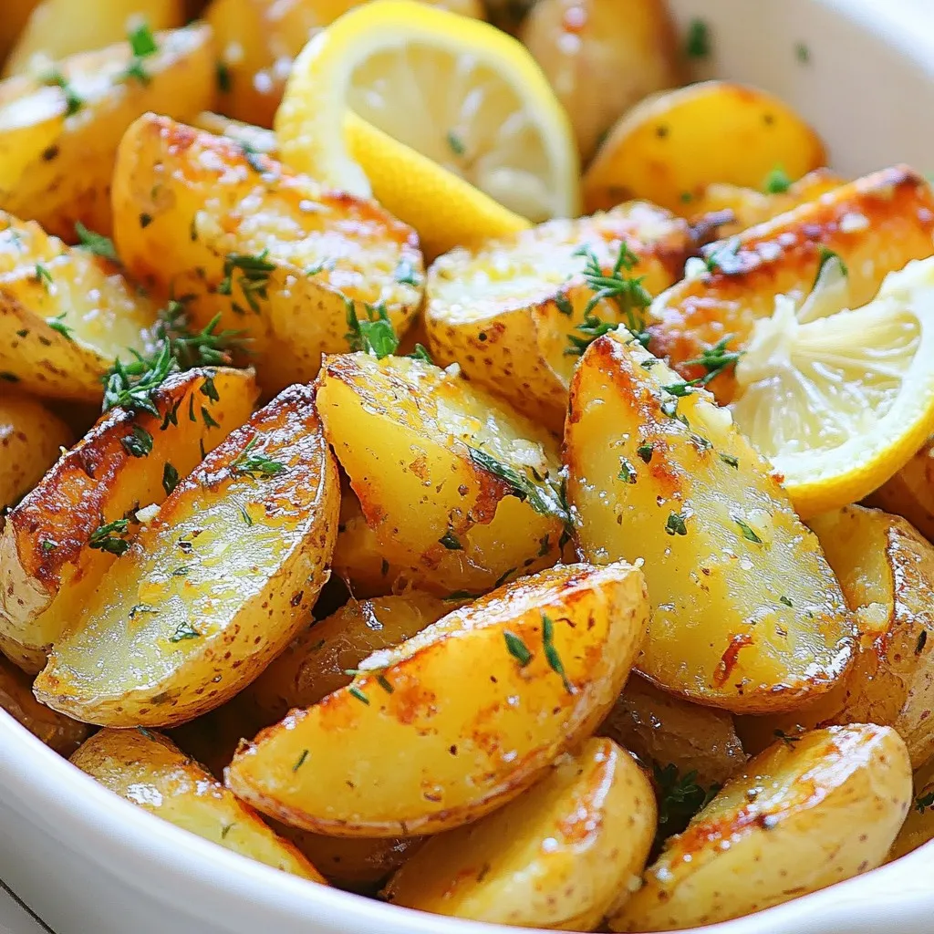 Greek Lemon Potatoes Flavorful and Simple Delight