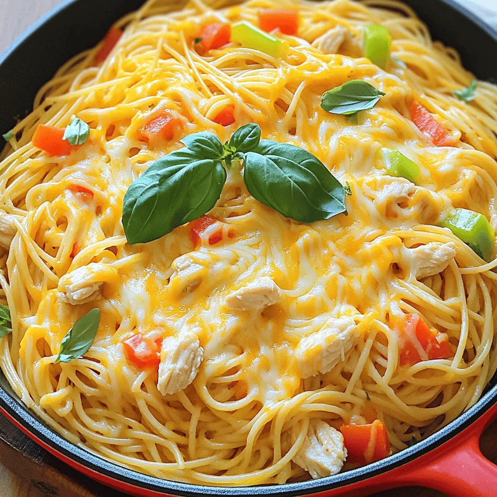 Easy Cheesy Chicken Spaghetti Simple and Tasty Meal