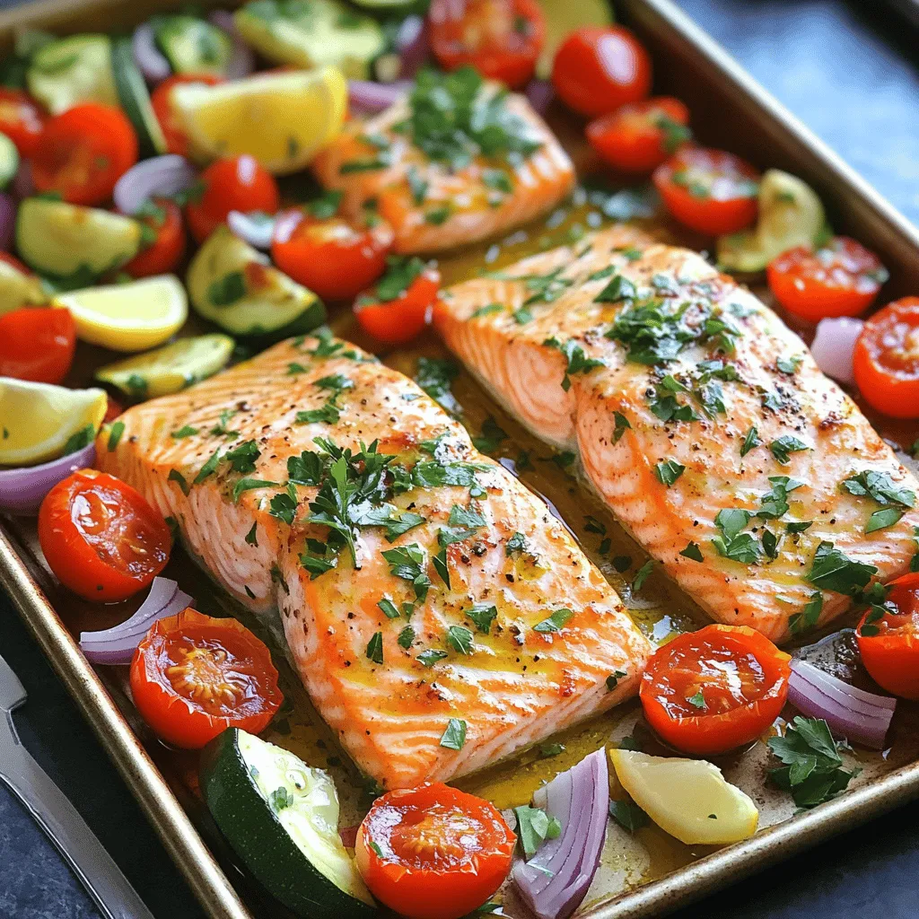 Sheet Pan Salmon and Veggies Simple Flavor Boost