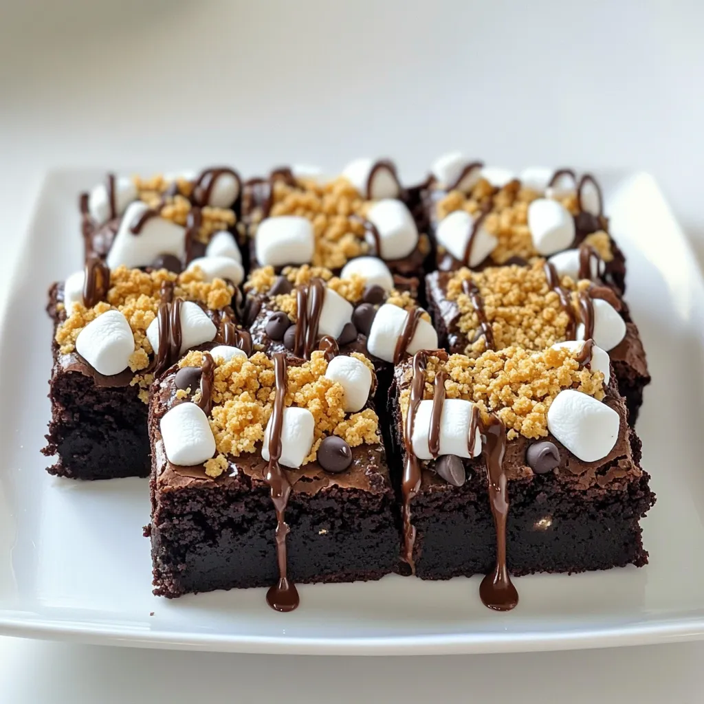 S’mores Brownie Bars Irresistible Chocolate Delight