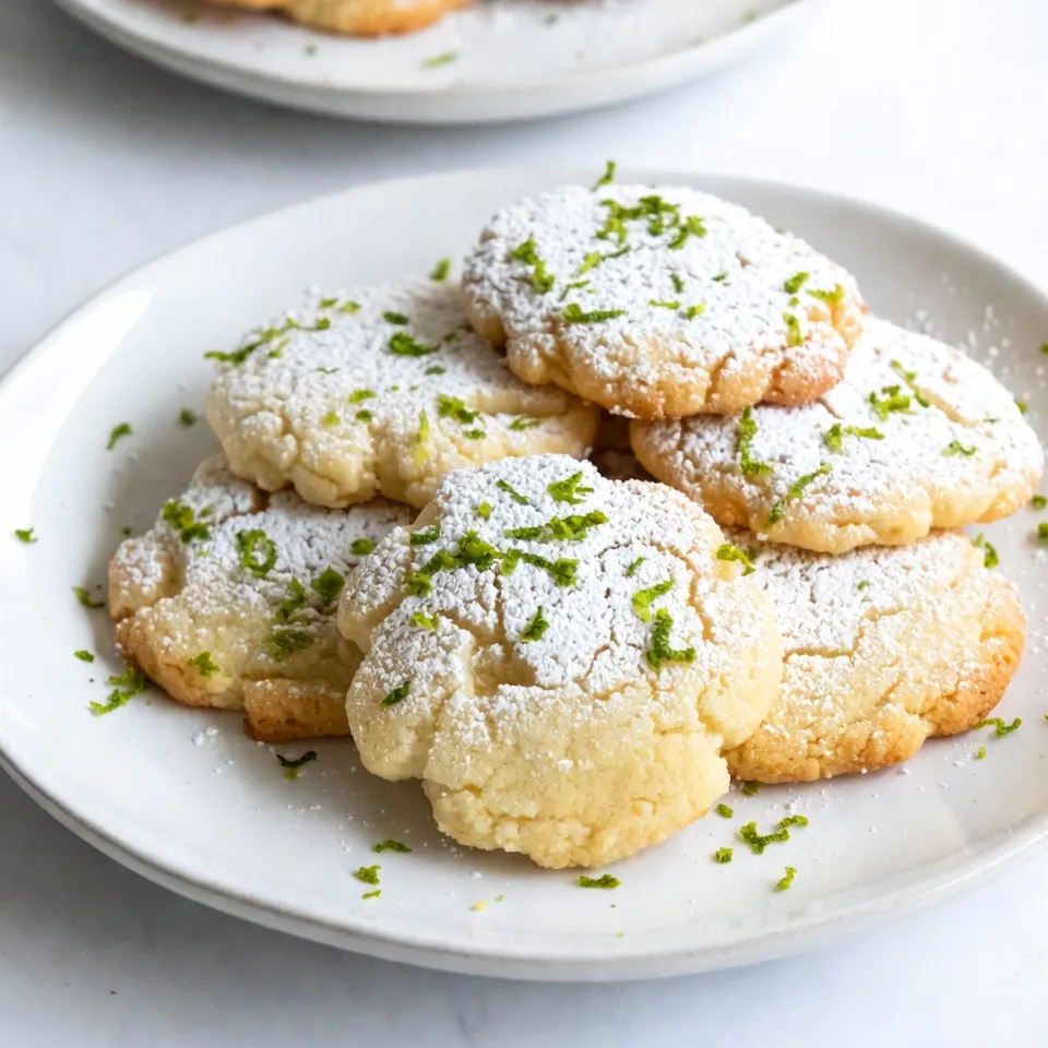 Coconut Lime Sugar Cookies Sweet and Simple Treat
