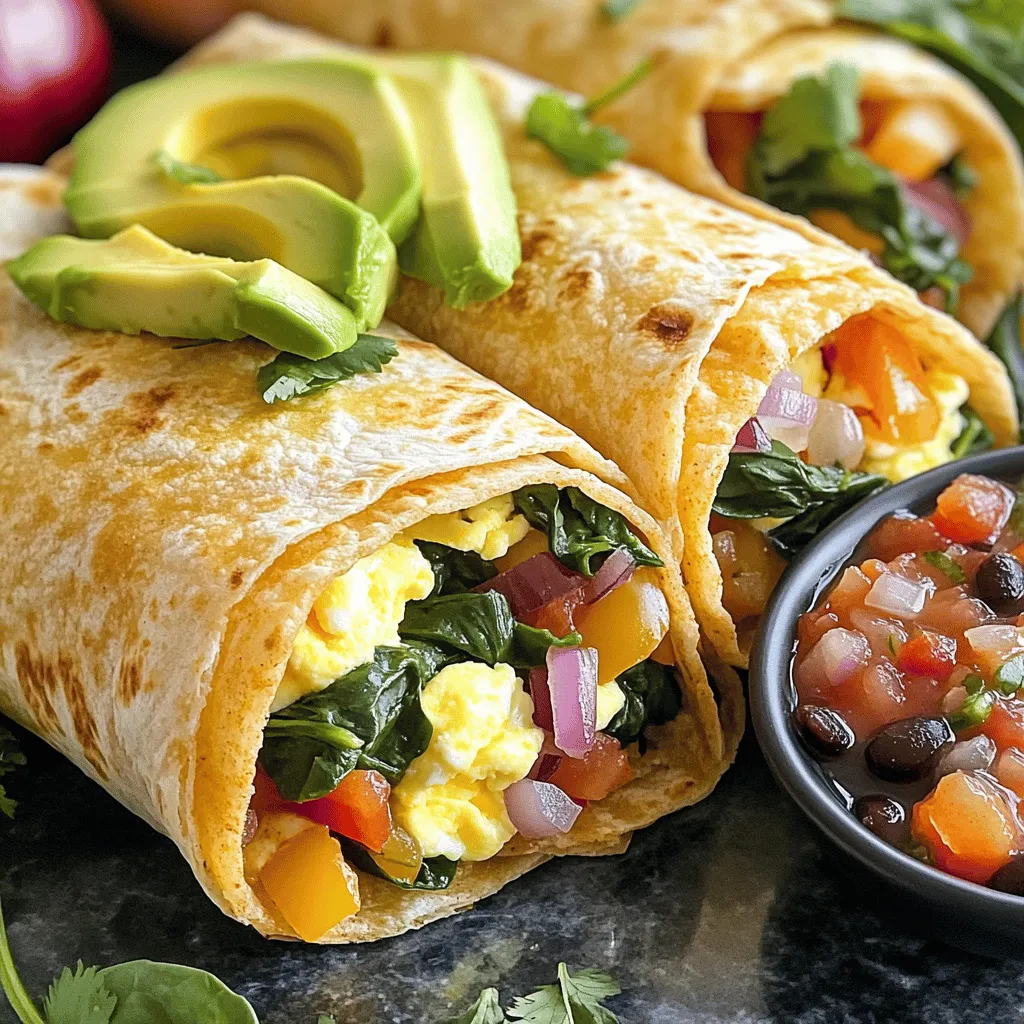 Easy Veggie Breakfast Burritos Quick and Tasty Recipe
