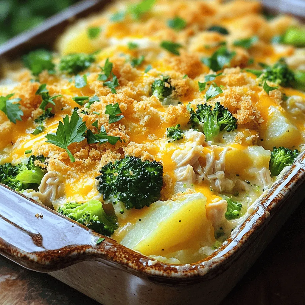 Baked Potato Chicken Broccoli Casserole Delightful Dish