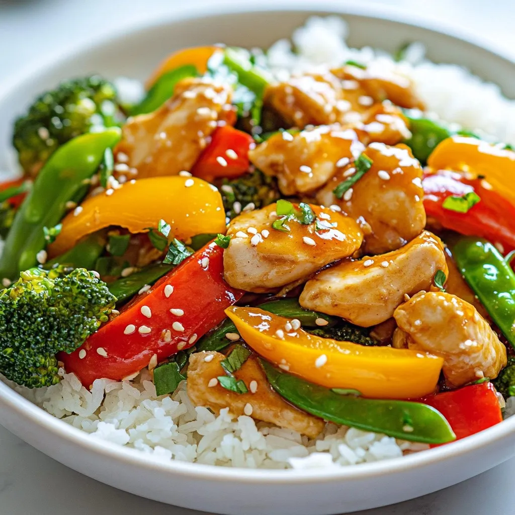 Honey Garlic Chicken Stir-Fry Flavorful Weeknight Meal