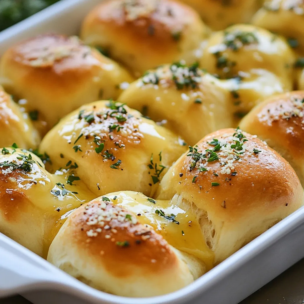 Garlic Herb Pull Apart Rolls Festive and Flavorful Delight