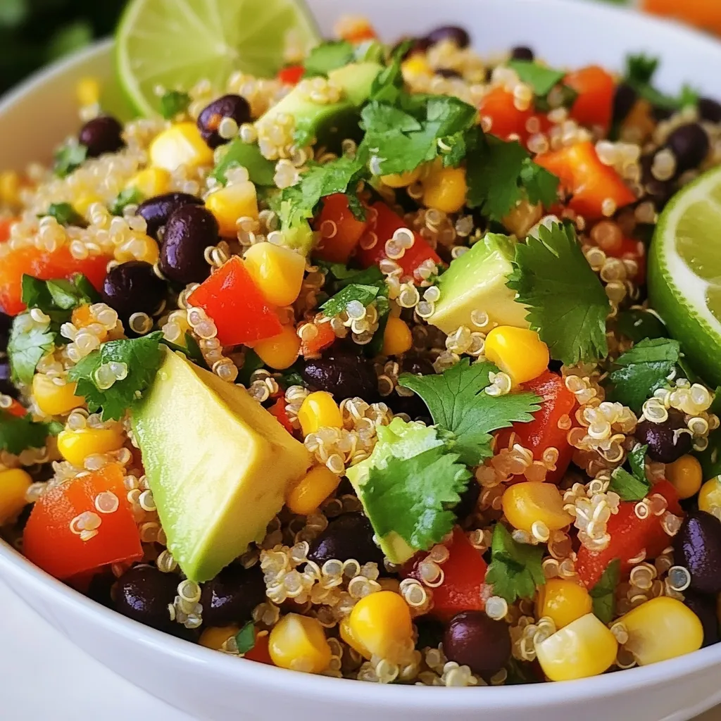 Southwest Quinoa Salad Flavorful and Healthy Dish