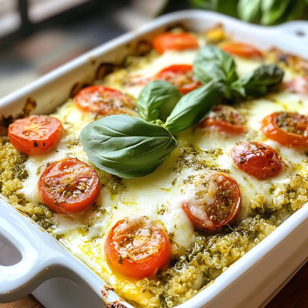 Pesto Chicken Quinoa Bake Flavorful and Easy Recipe