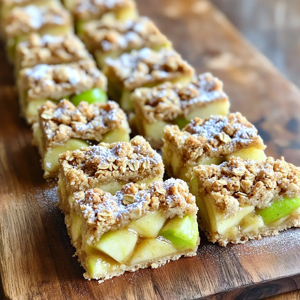 Cinnamon Apple Crumble Bars Easy and Tasty Treat