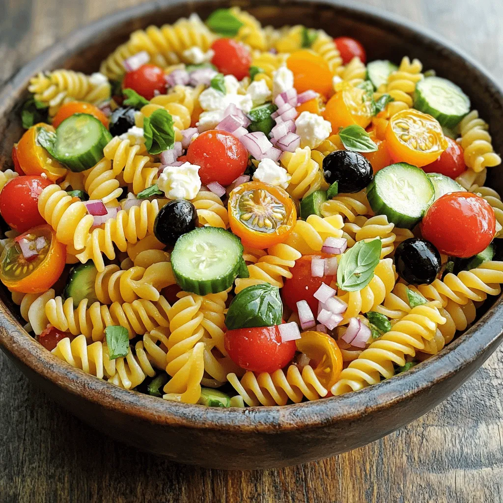 Tricolored Pasta Salad Fresh and Flavorful Delight