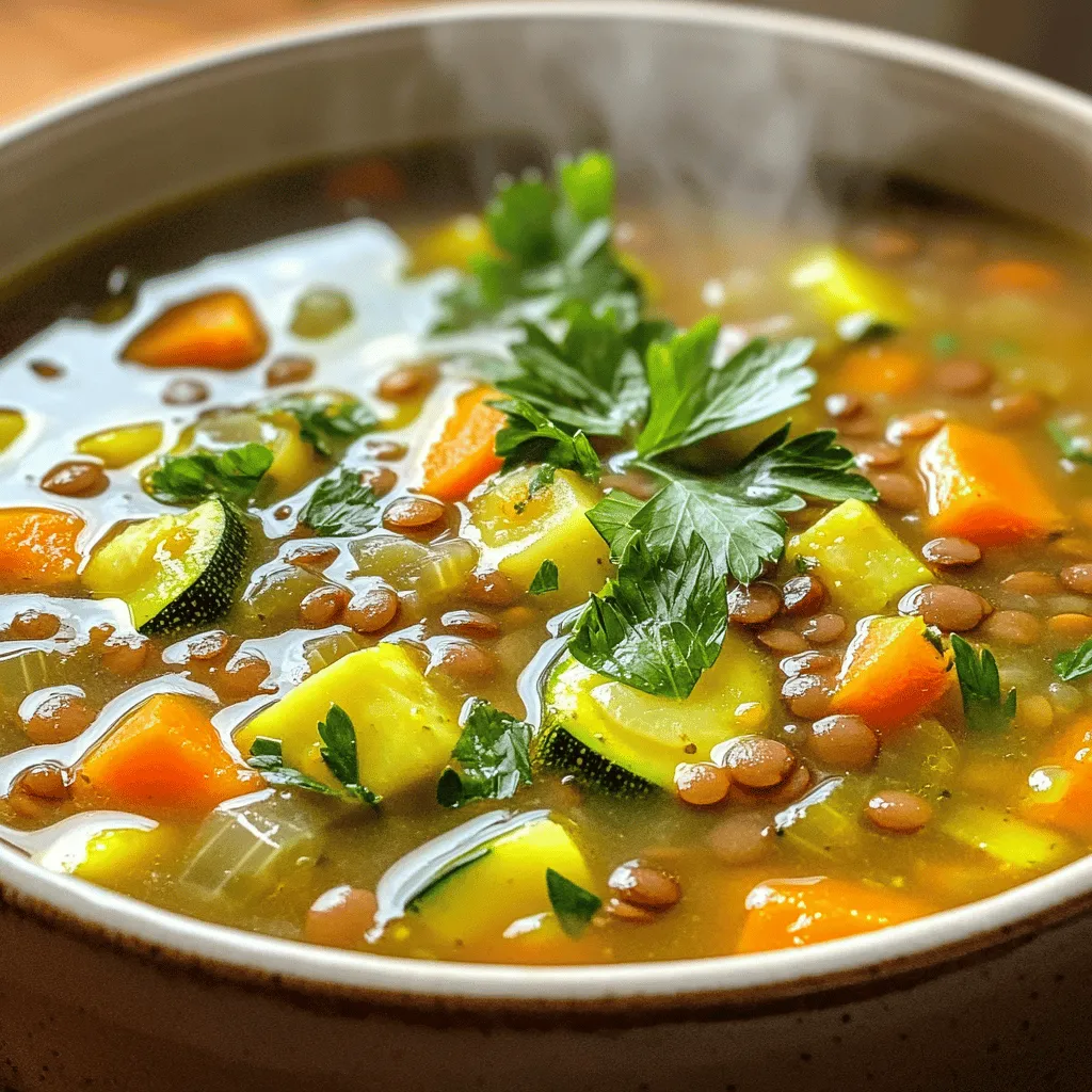Zucchini Lentil Soup Nourishing and Simple Recipe