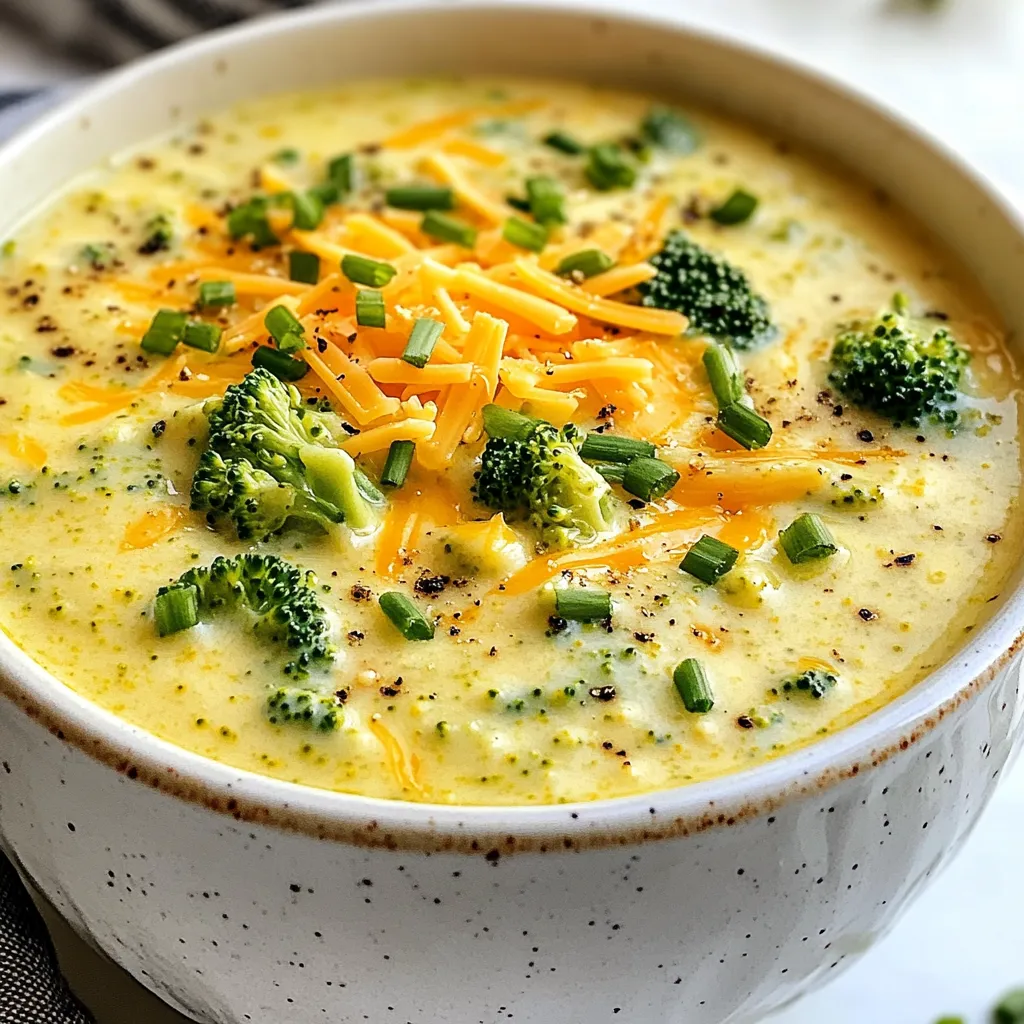 Creamy Broccoli Cheddar Soup Simple and Tasty Recipe