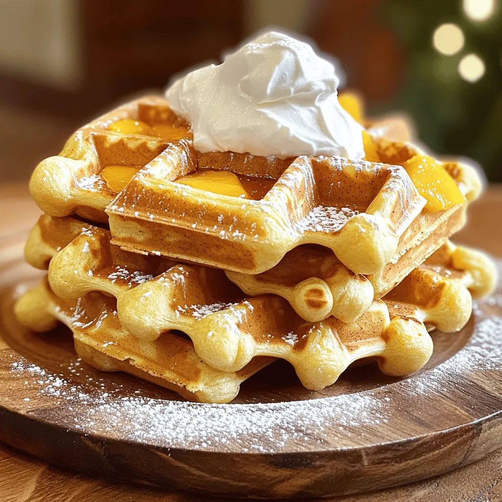 Peach Cobbler Waffles Delightful and Easy Recipe