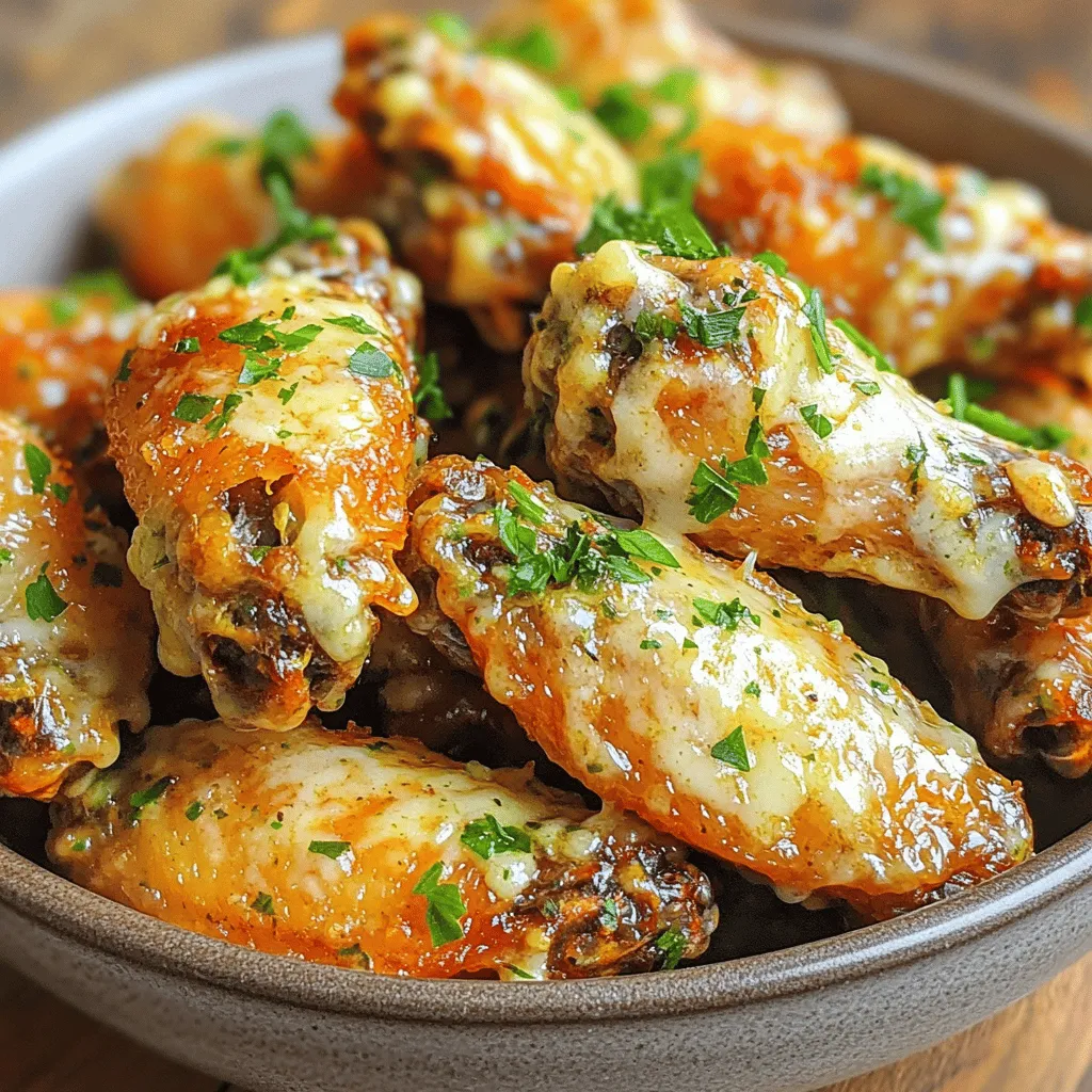 Garlic Parmesan Air Fryer Wings Crispy and Tasty Snack