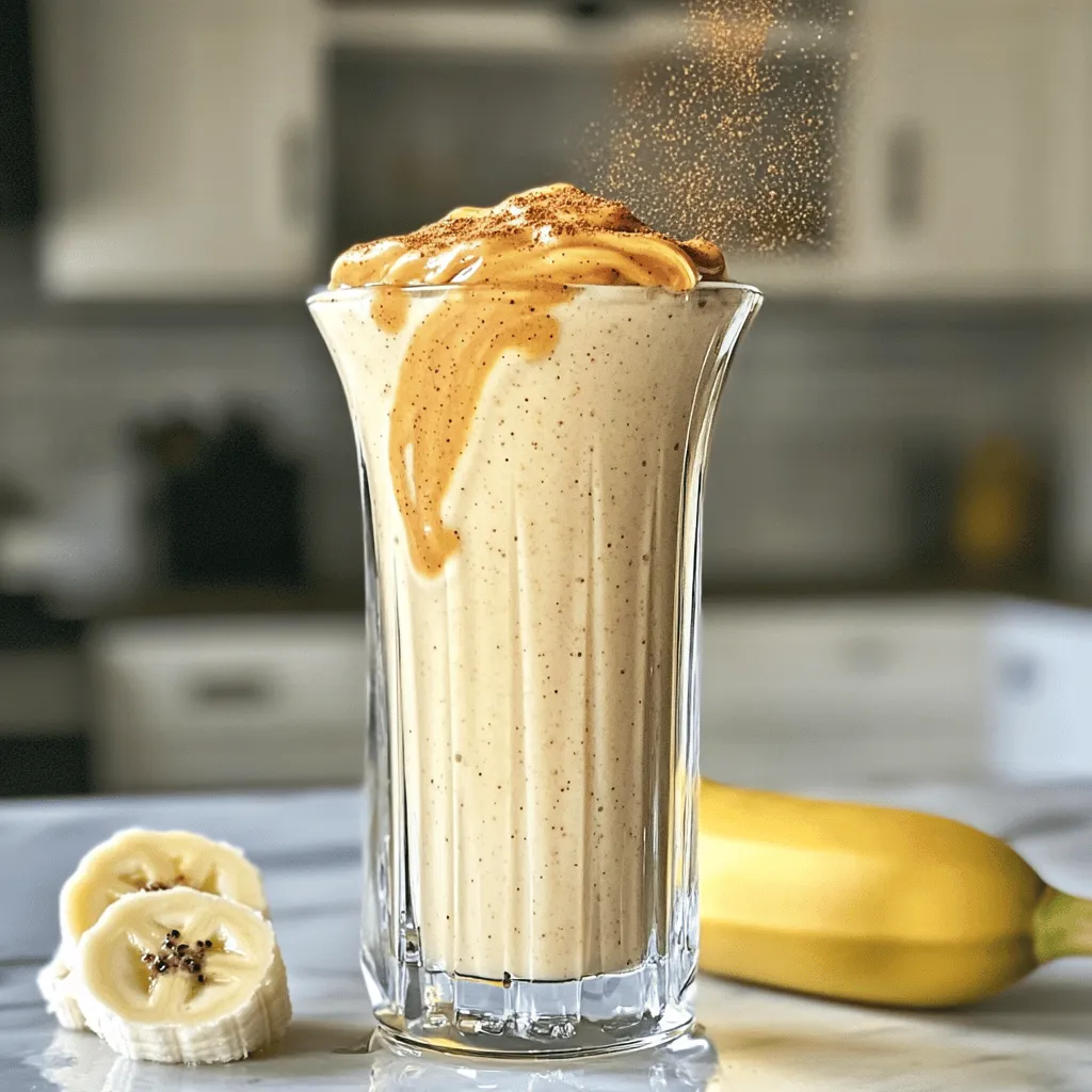 Protein Cinnamon Roll Smoothie Vitality Boost Recipe