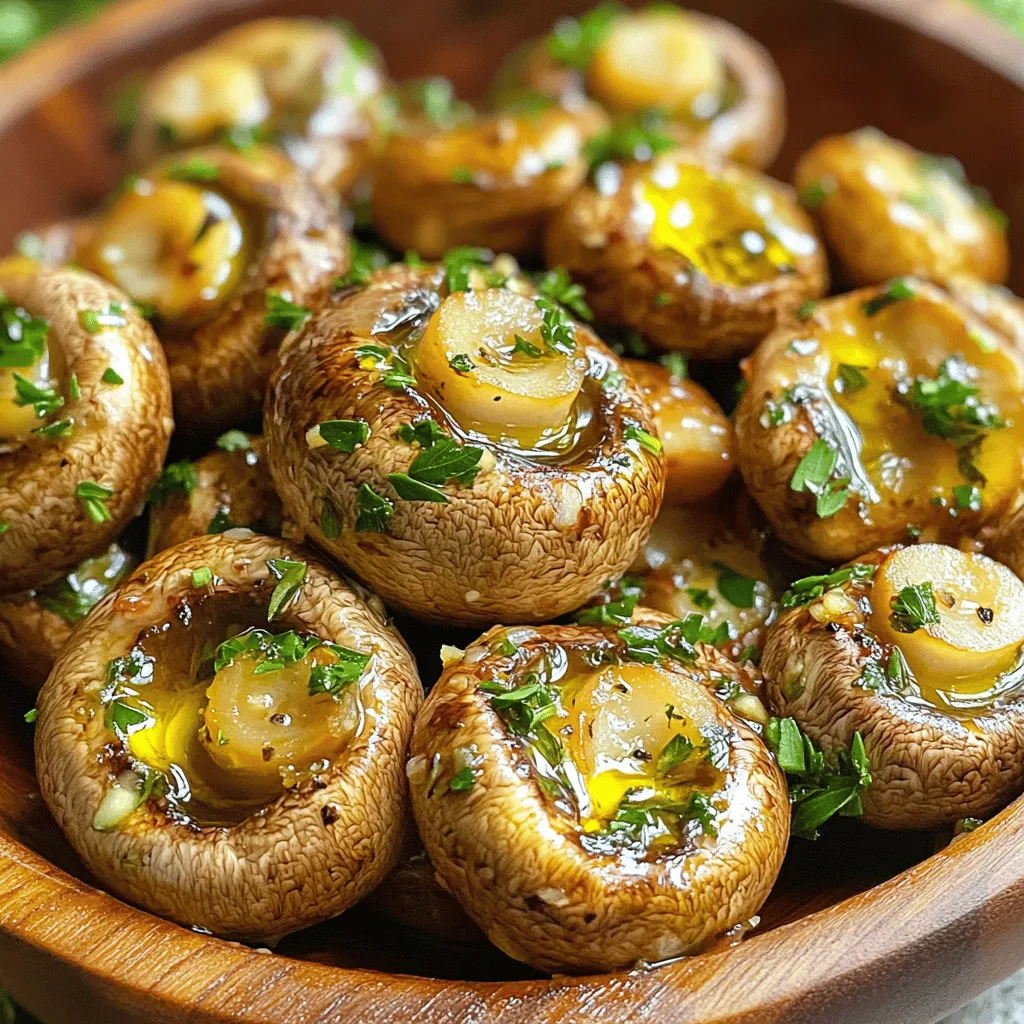 Roasted Garlic Herb Mushrooms Flavorful and Simple Dish