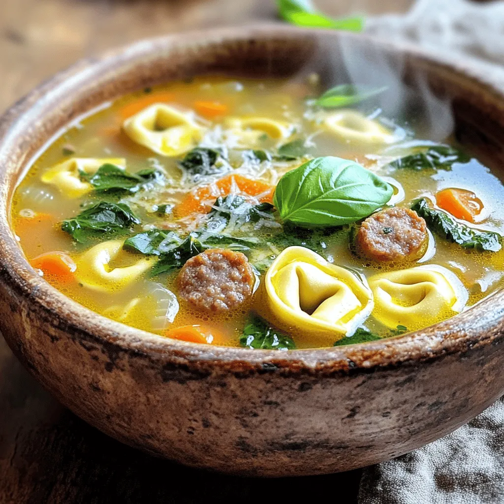 Sausage Tortellini Soup Simple and Flavorful Recipe