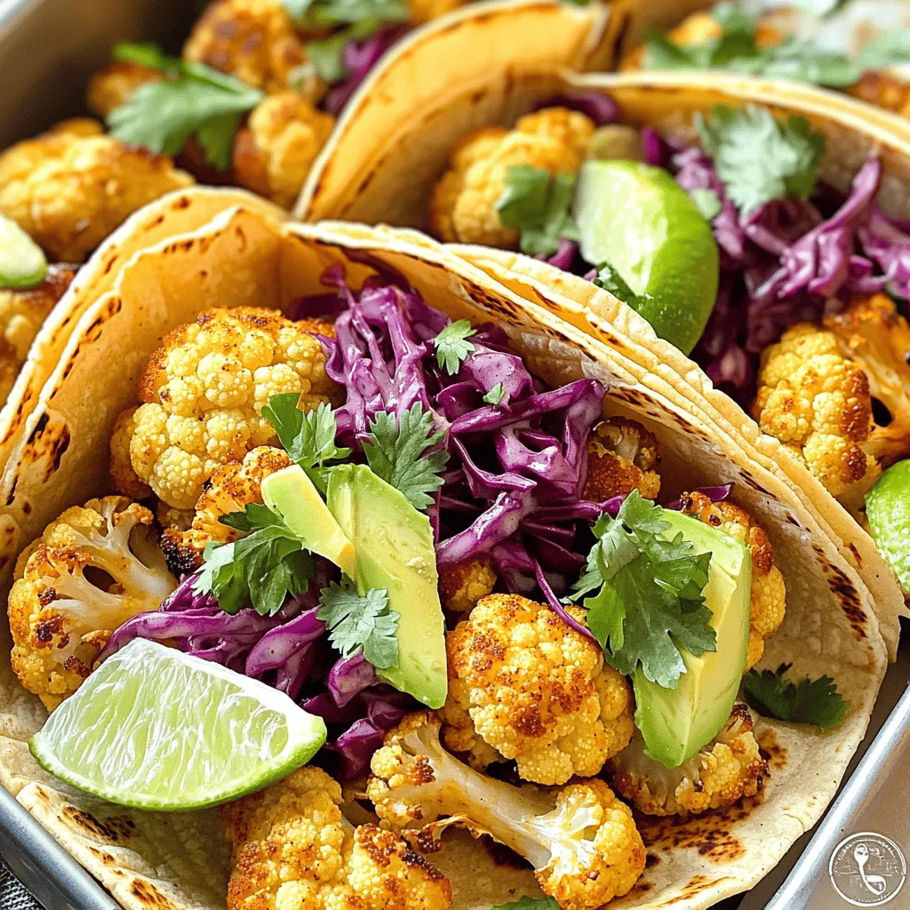 Roasted Cauliflower Tacos Flavorful and Simple Meal