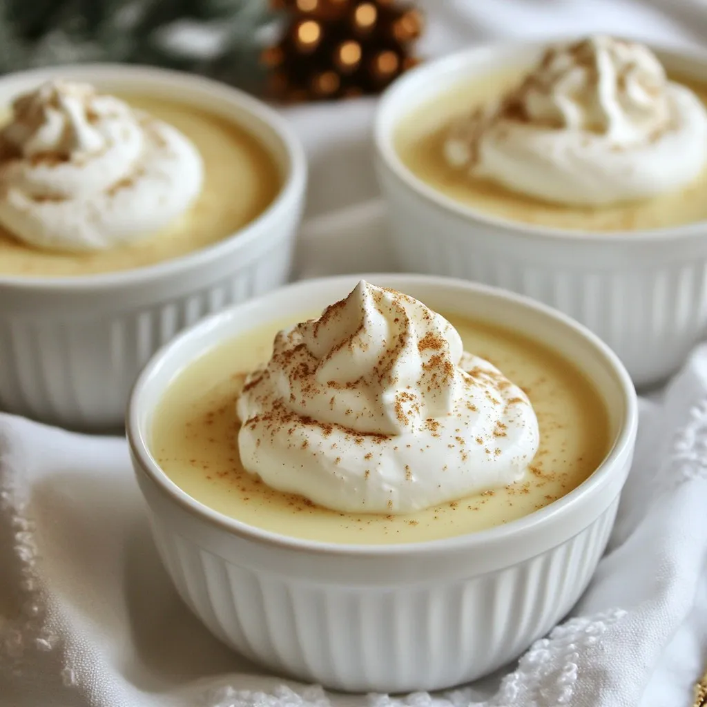 Eggnog Mousse Delightfully Creamy Holiday Treat