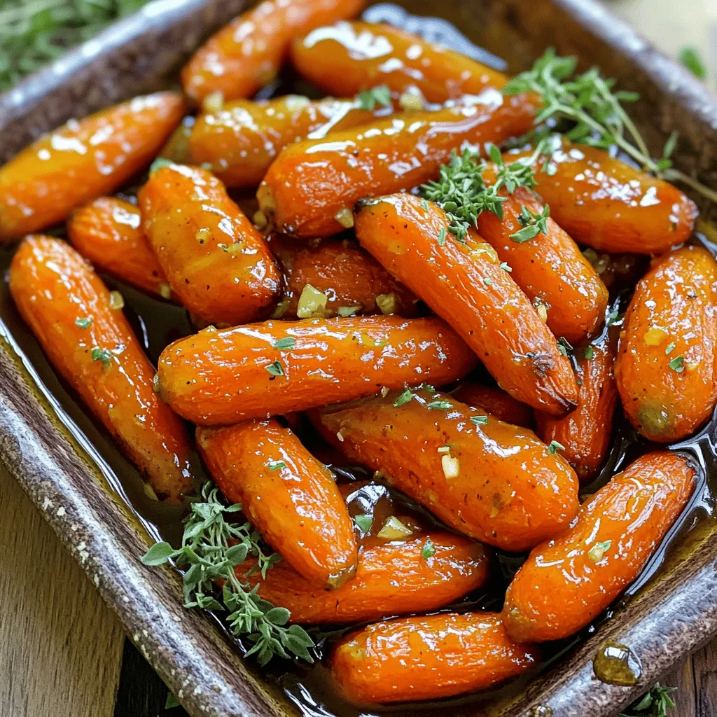Honey Garlic Butter Roasted Carrots Flavor Boost Recipe