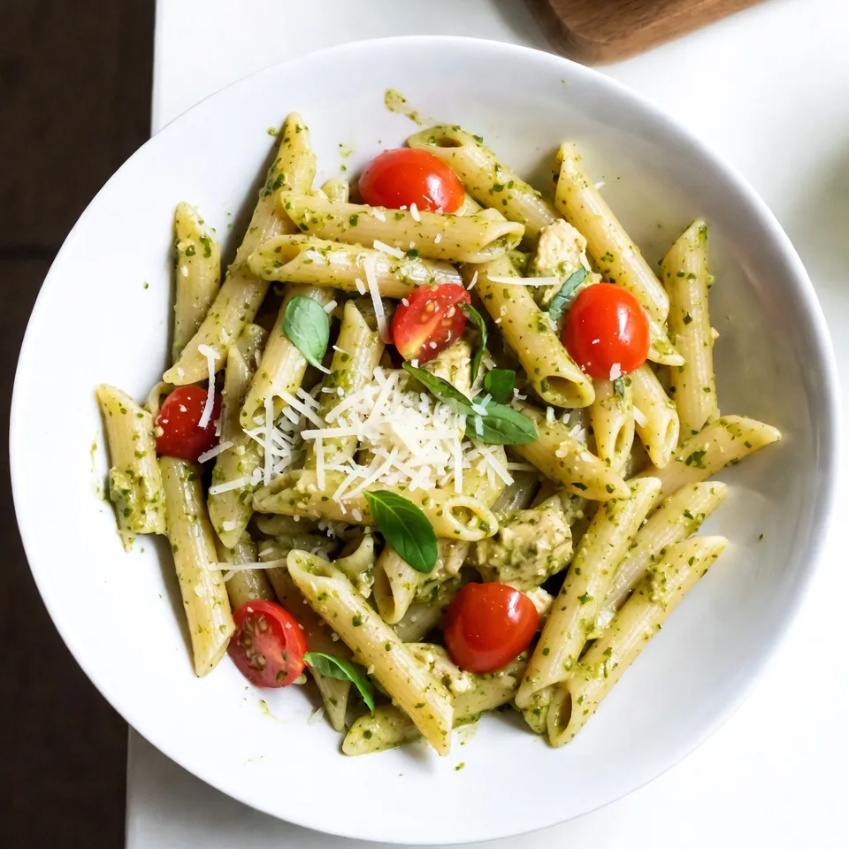 Creamy Chicken Pesto Pasta Quick and Tasty Recipe