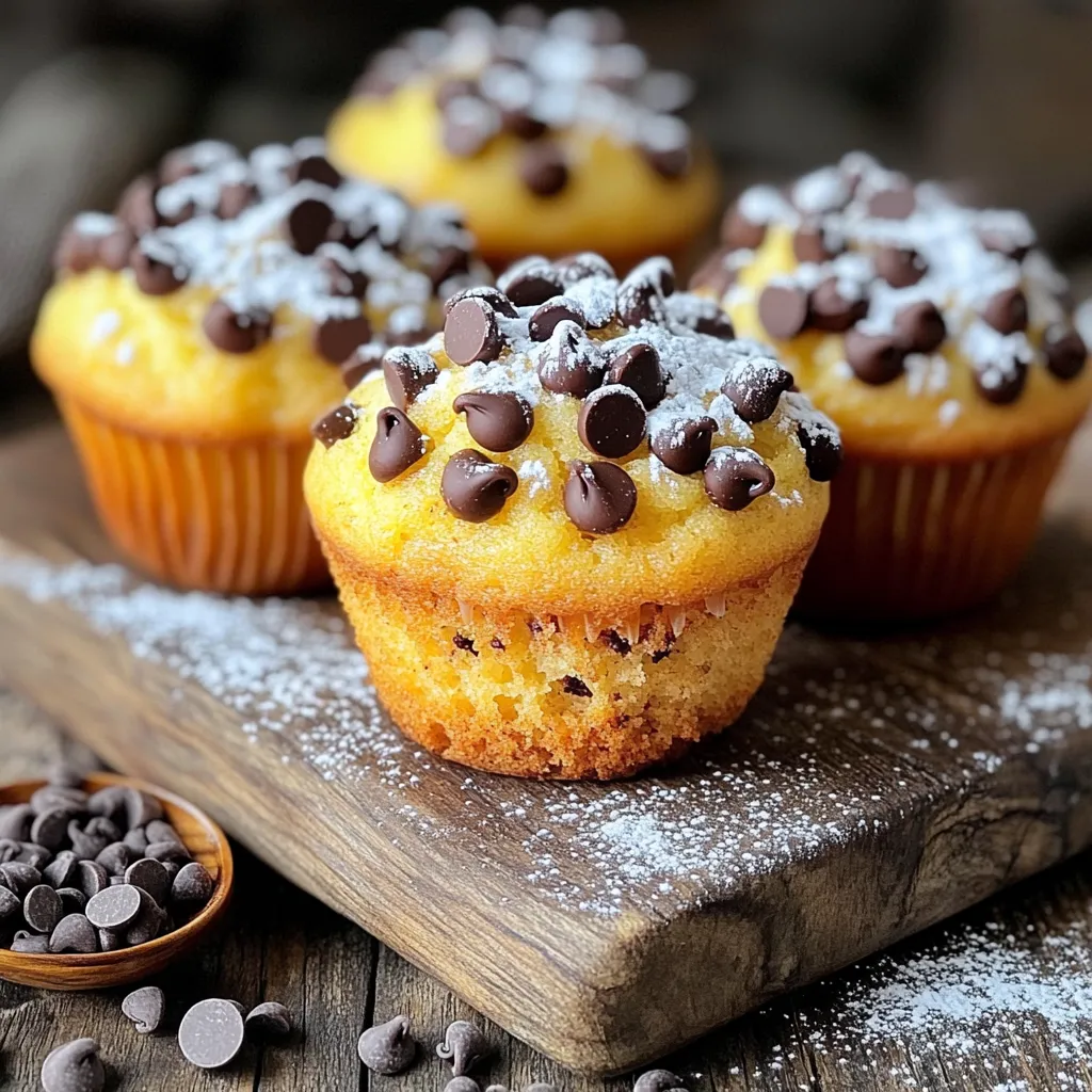 Chocolate Chip Banana Bread Muffins Delightful Treat