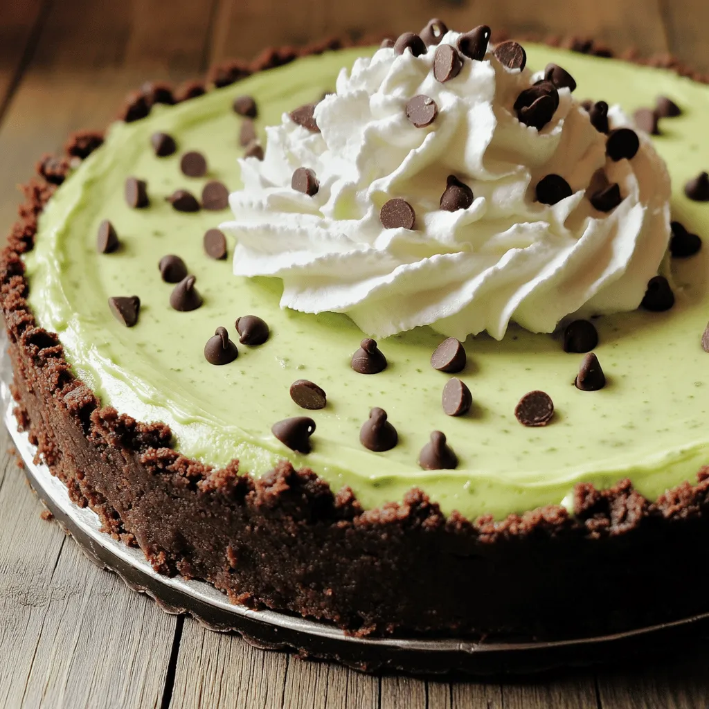 Mint Chocolate Chip Cheesecake Rich and Creamy Delight