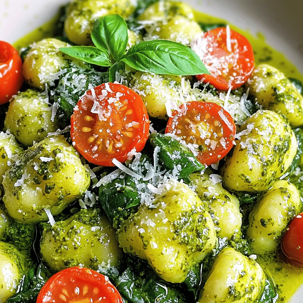 Creamy Pesto Gnocchi Savory and Satisfying Dish