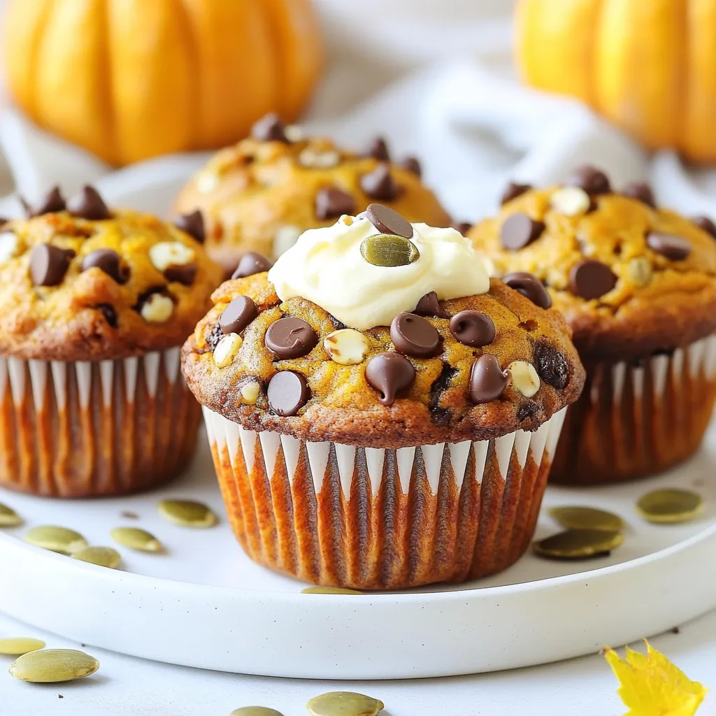 Chocolate Chip Pumpkin Muffins Simple and Tasty Recipe