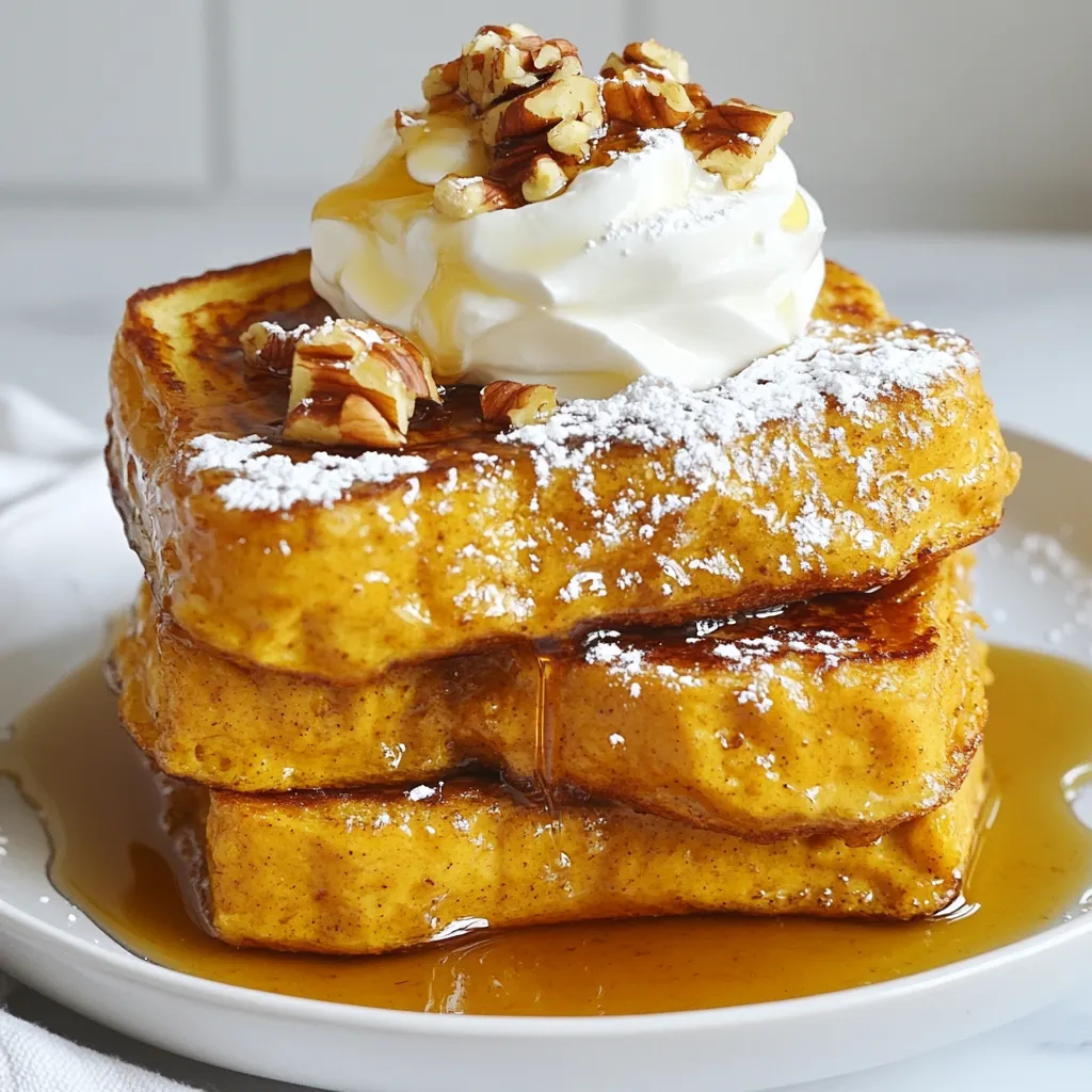 Pumpkin Spice French Toast Delicious Breakfast Delight