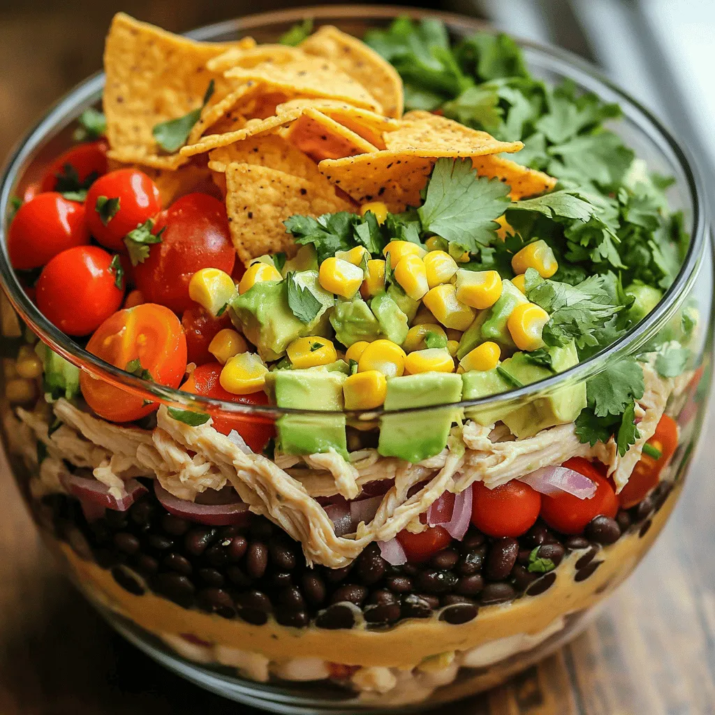 Savory Southwest Chicken Salad Quick and Easy Recipe