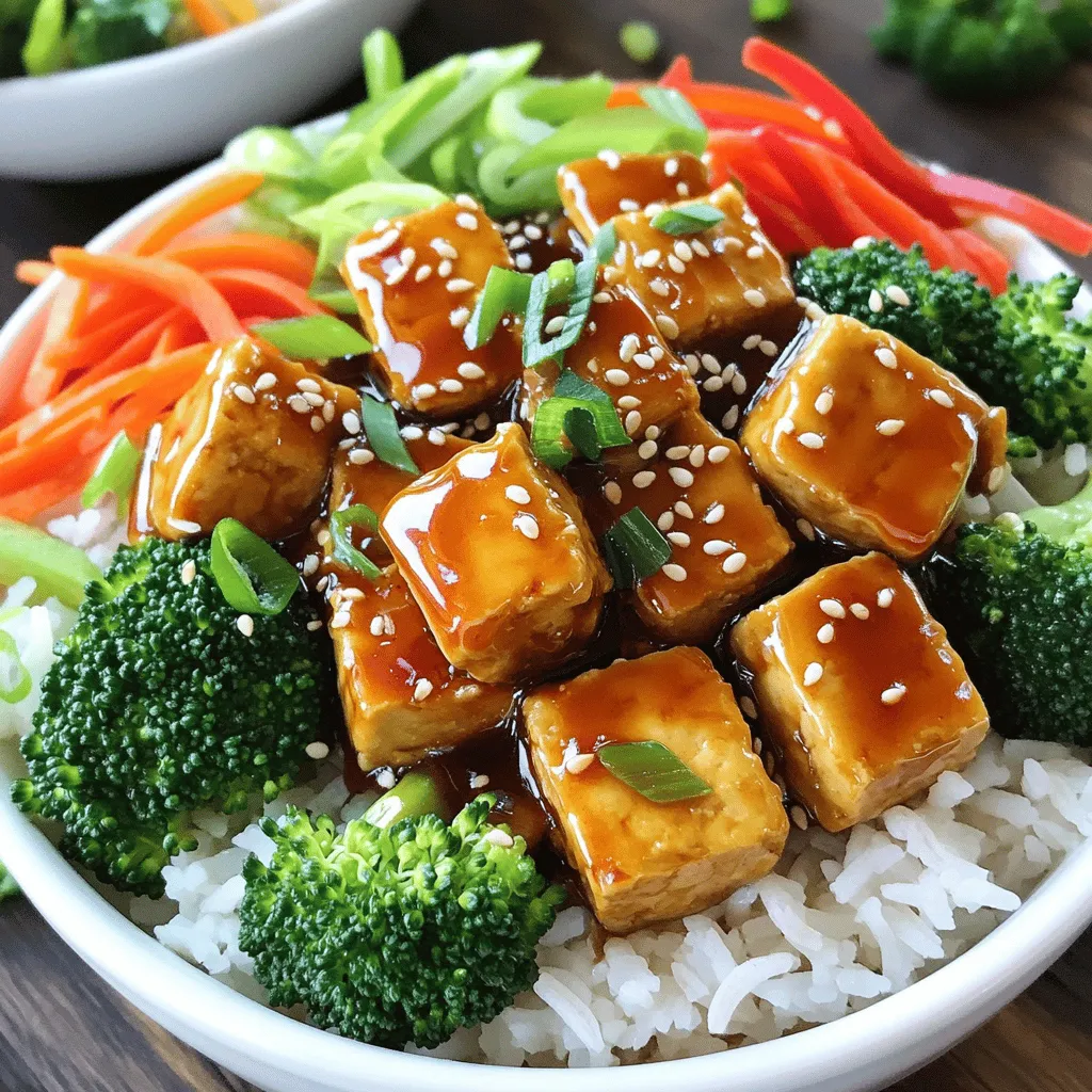 Teriyaki Glazed Tofu Bowls Flavorful and Simple Meal