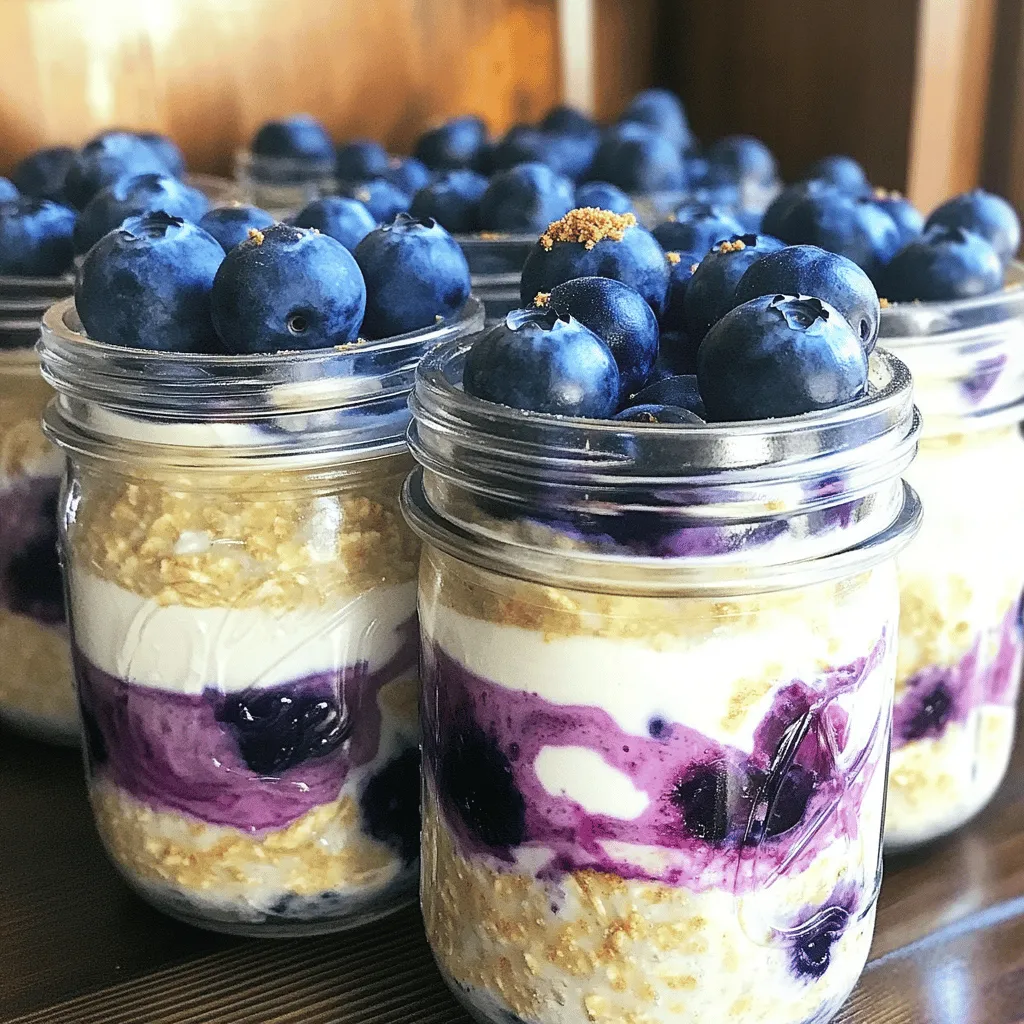 Blueberry Cheesecake Overnight Oats Simple Delight