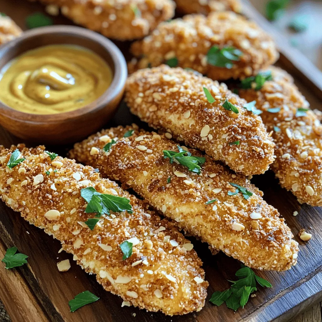 Almond Crusted Chicken Tenders Crispy and Delicious Meal
