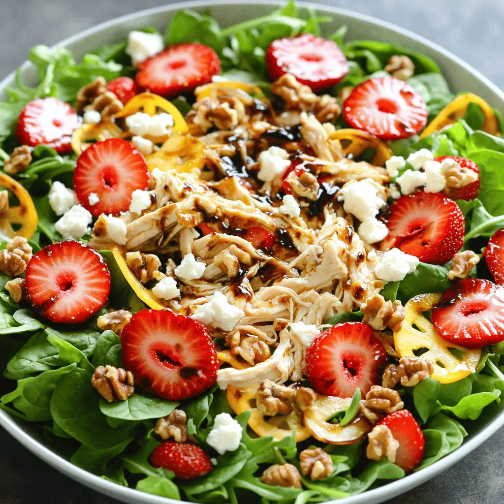 Balsamic Strawberry Chicken Salad Flavorful and Fresh