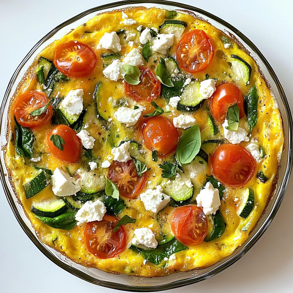 Veggie Loaded Frittata Flavorful and Nutritious Meal