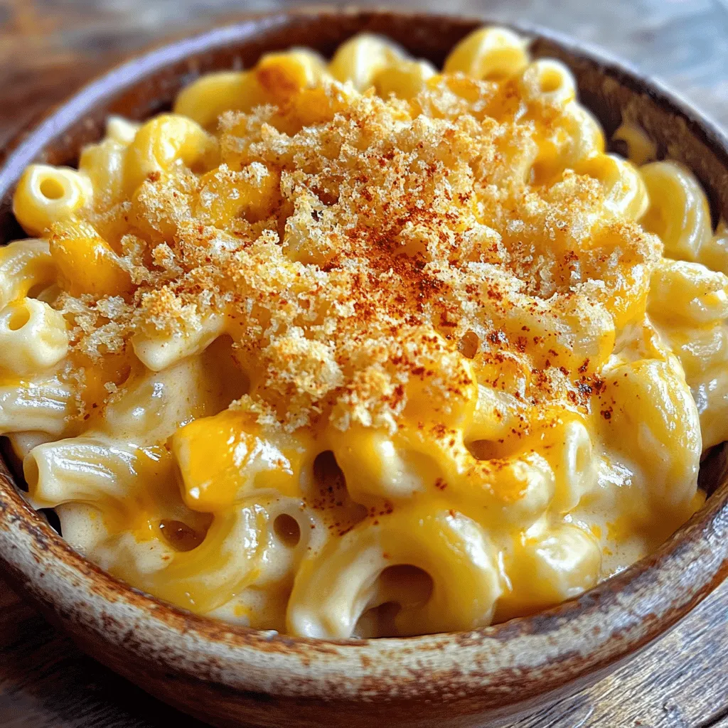 Cheesy Baked Macaroni and Cheese Comfort Food Delight