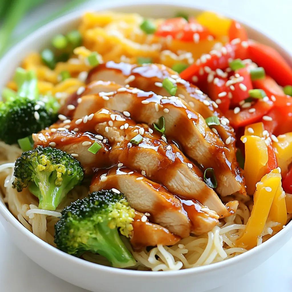 Sweet Teriyaki Chicken Noodles Flavorful Family Meal
