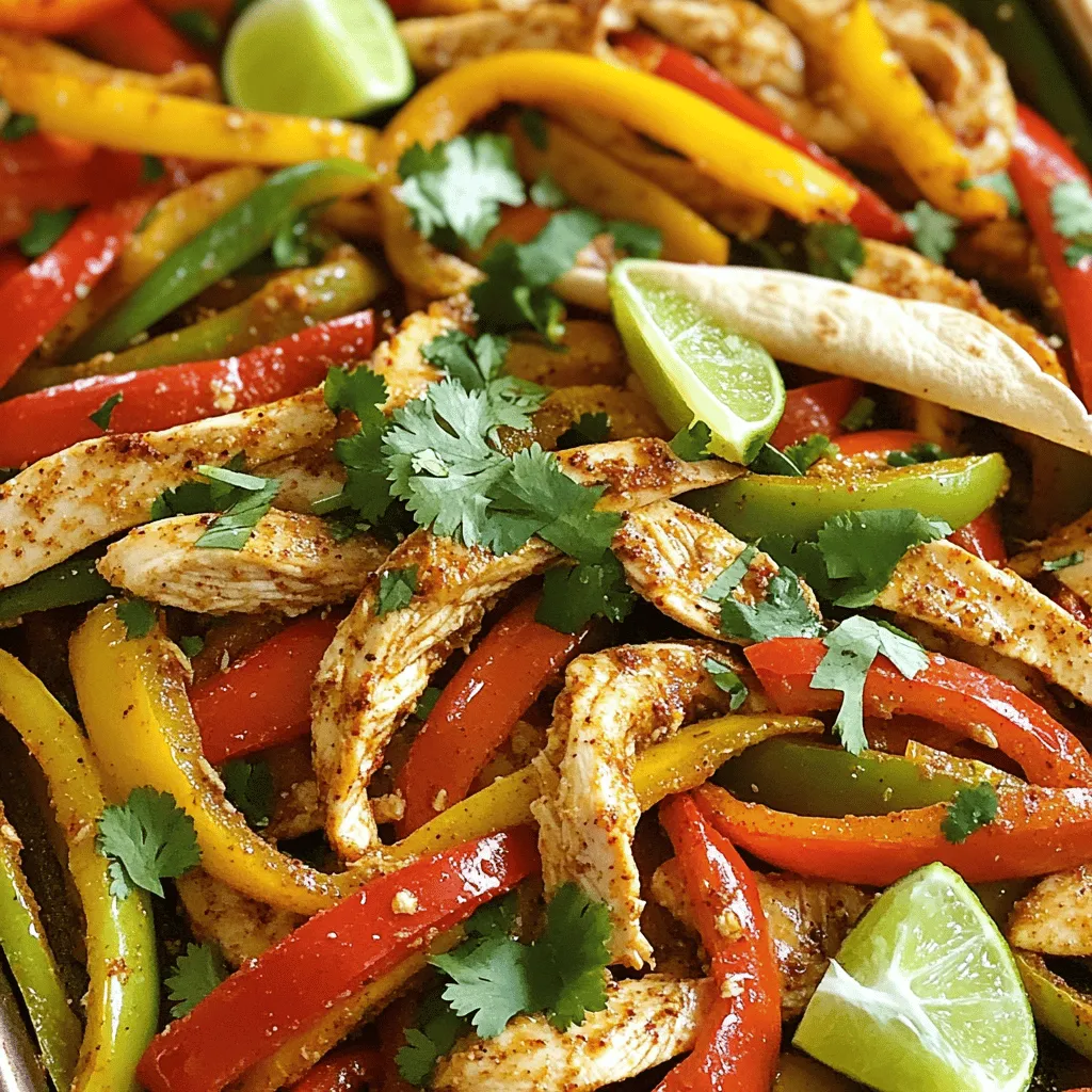 Easy Sheet Pan Chicken Fajitas Flavorful Family Meal