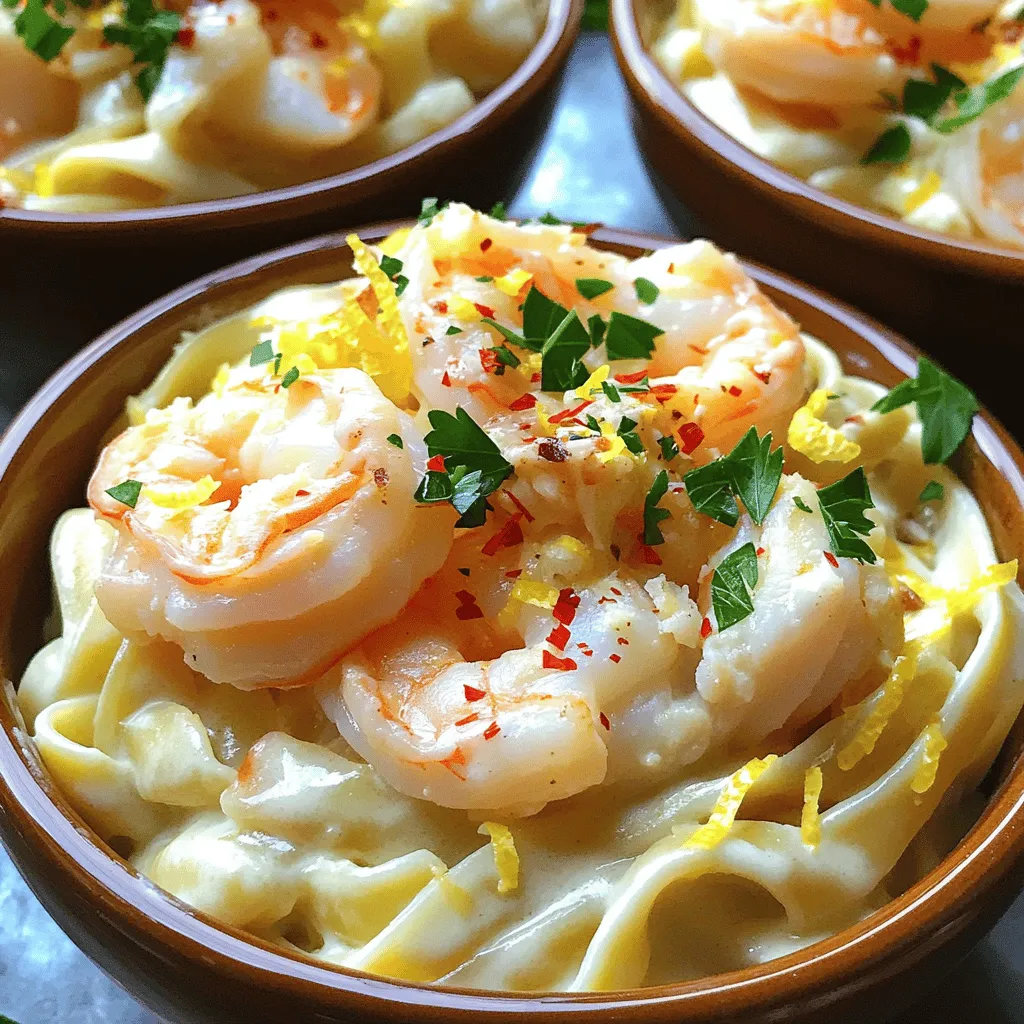 Seafood Lovers&#8217; Dream Alfredo Rich and Creamy Dish