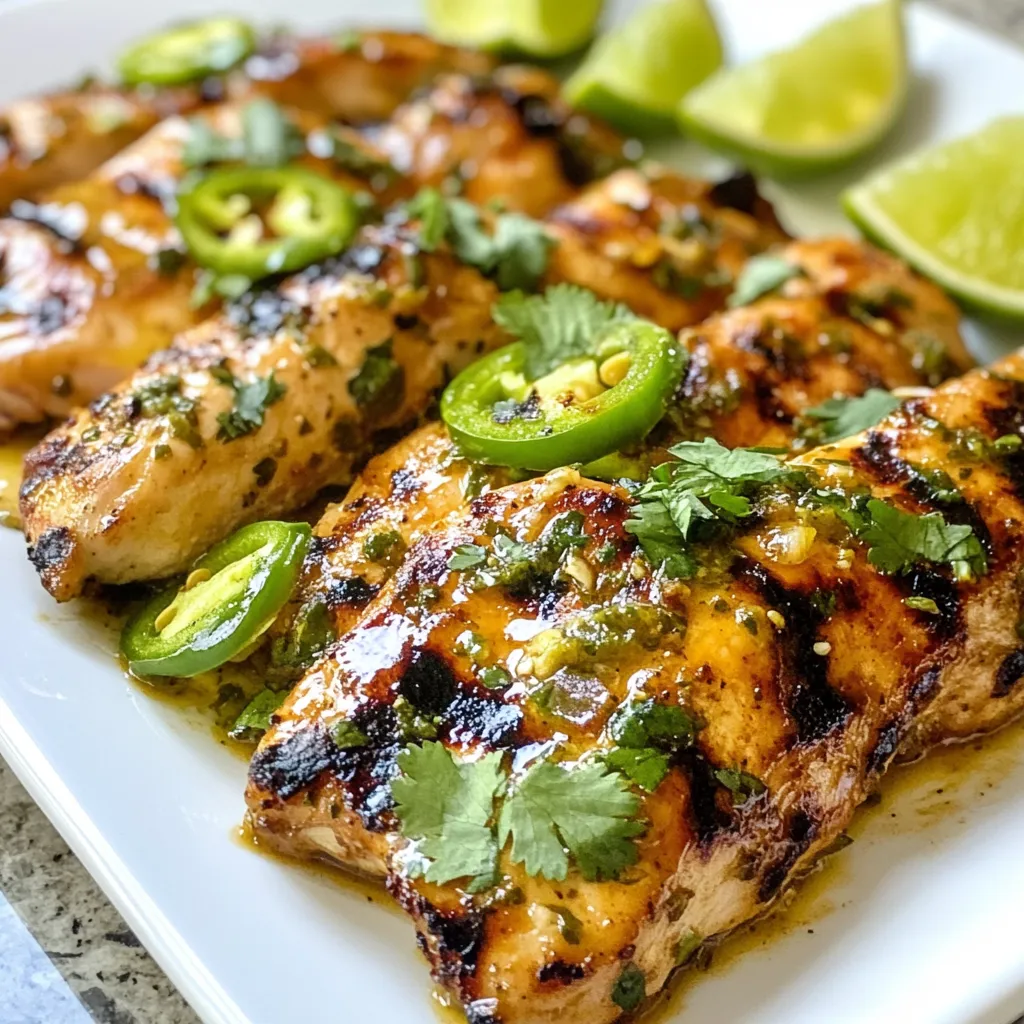 Jalapeño Lime Grilled Chicken Delightful and Simple Dish