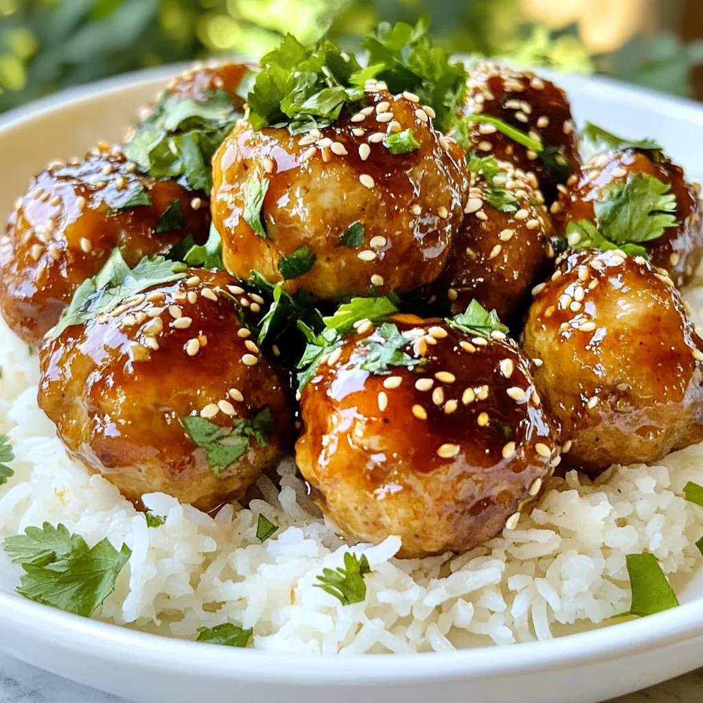 Teriyaki Chicken Meatballs Flavorful and Easy Recipe