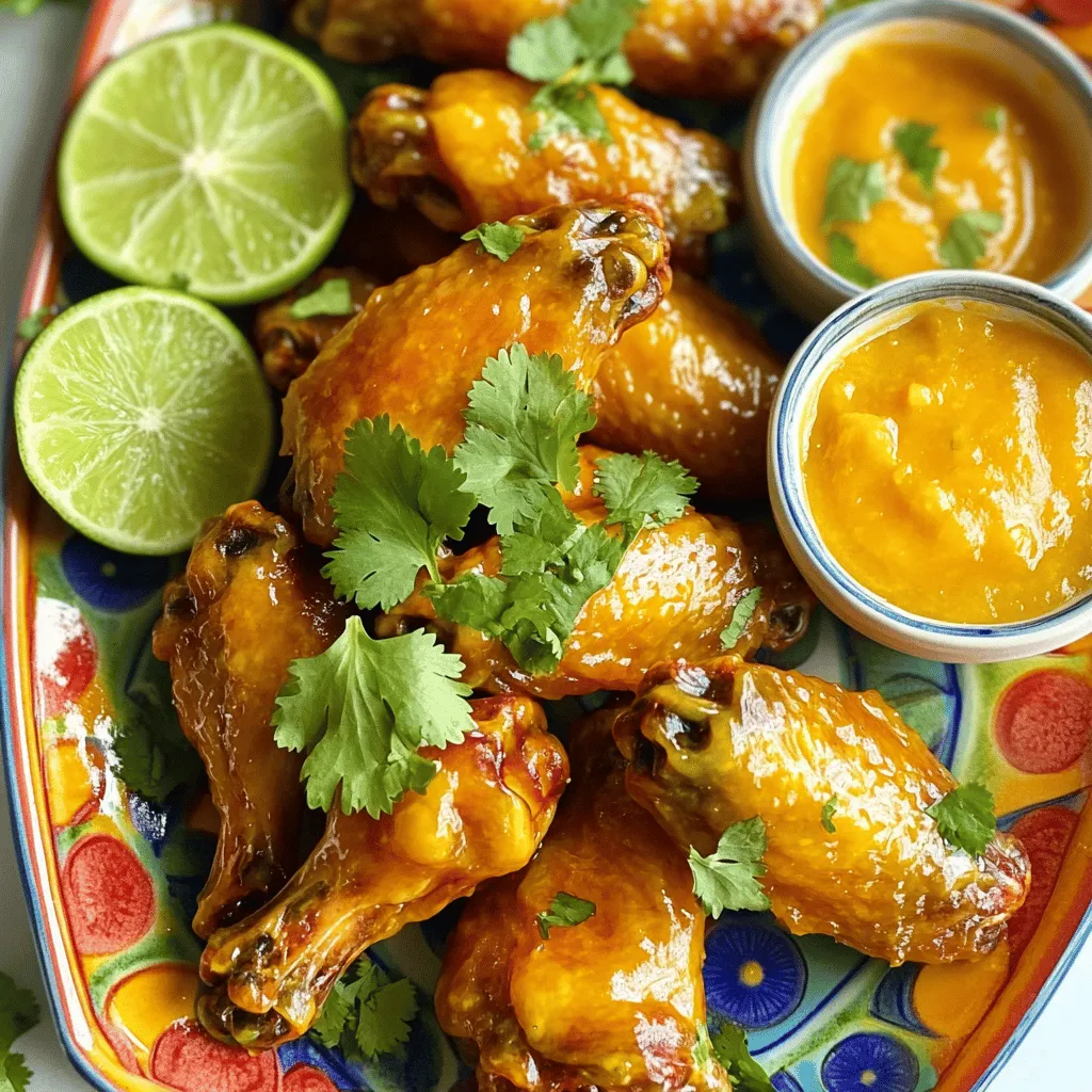 Spicy Mango Habanero Wings Flavorful and Zesty Treat