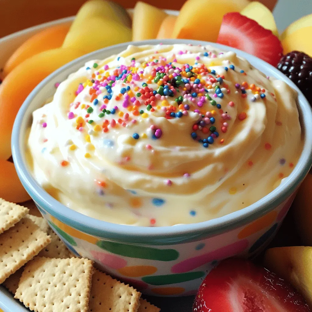 Funfetti Cake Batter Dip Tasty and Easy Recipe