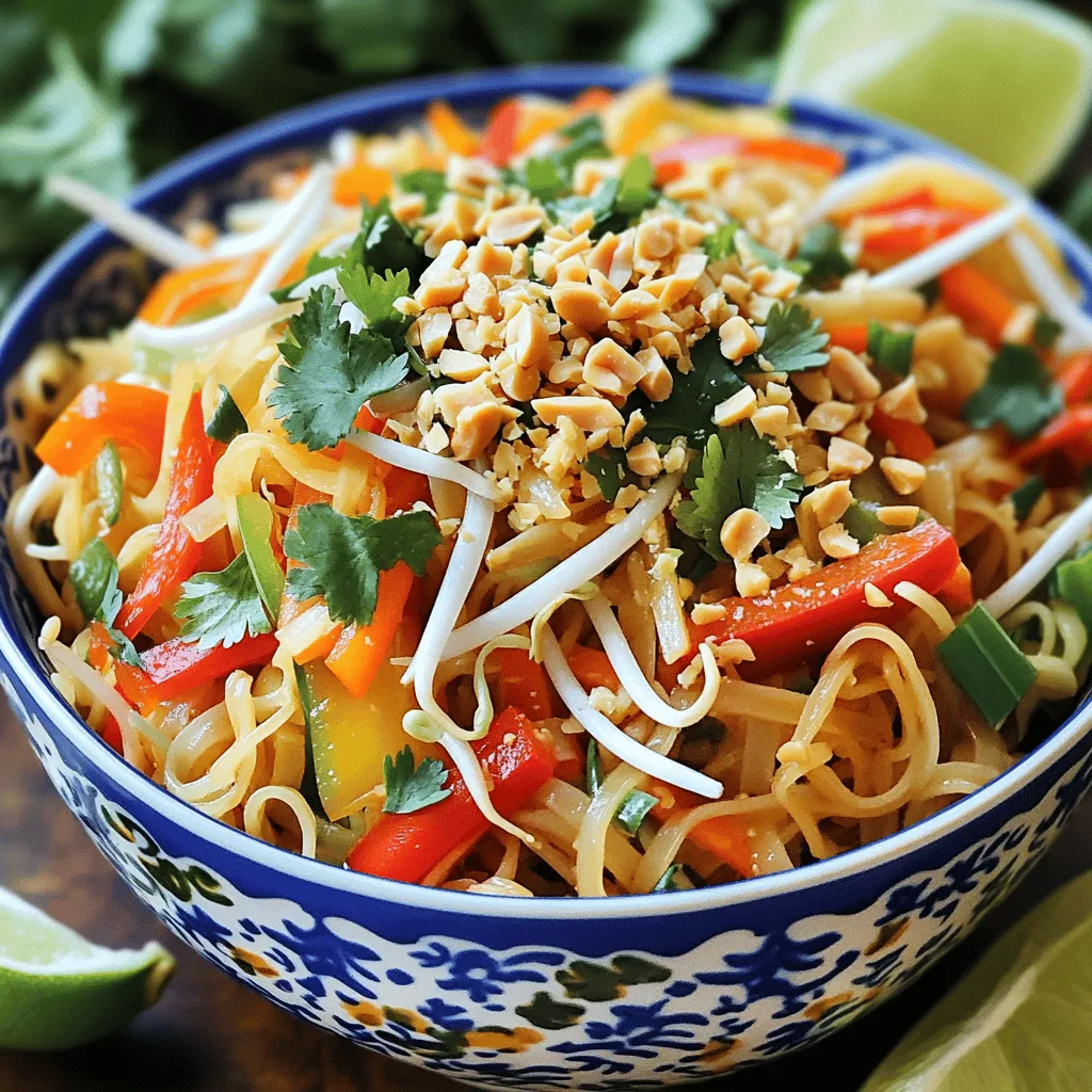 Easy Vegetable Pad Thai Simple and Flavorful Dish