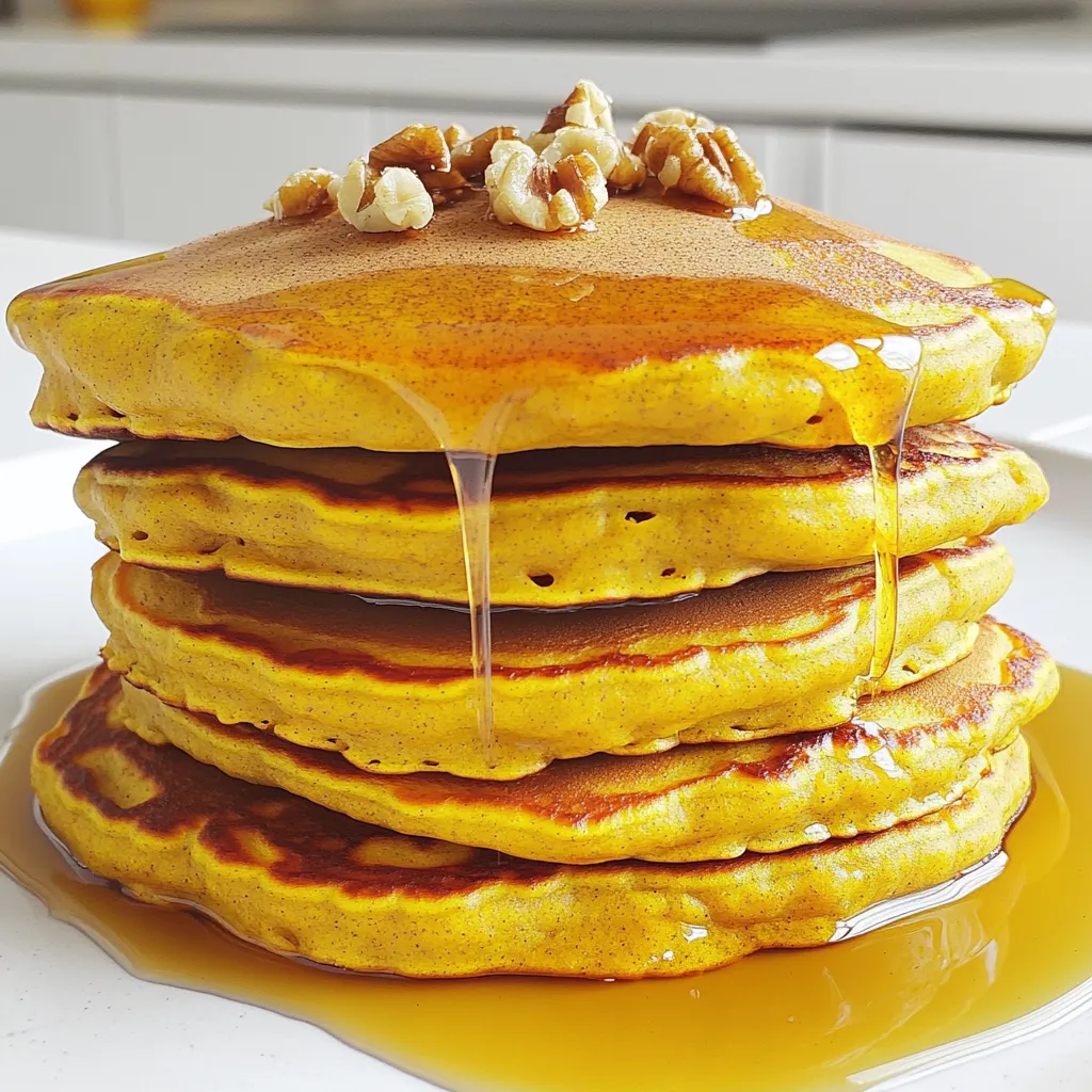 Pumpkin Spice Protein Pancakes Healthy Breakfast Idea