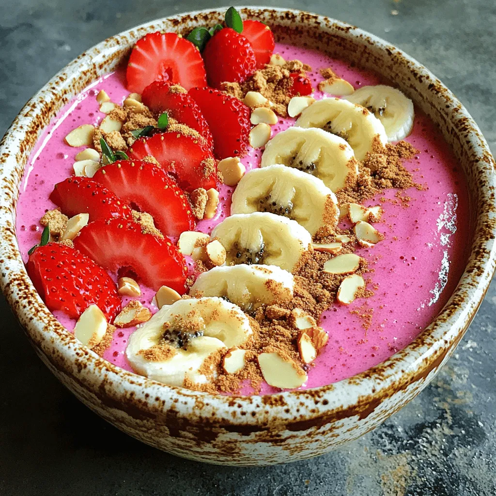 Strawberry Cheesecake Smoothie Bowl Fresh and Tasty Treat