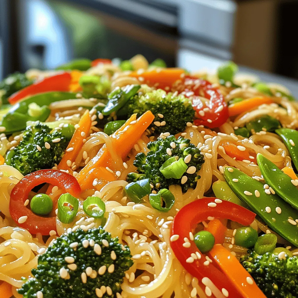 Easy Veggie Stir Fry Noodles Quick and Tasty Meal